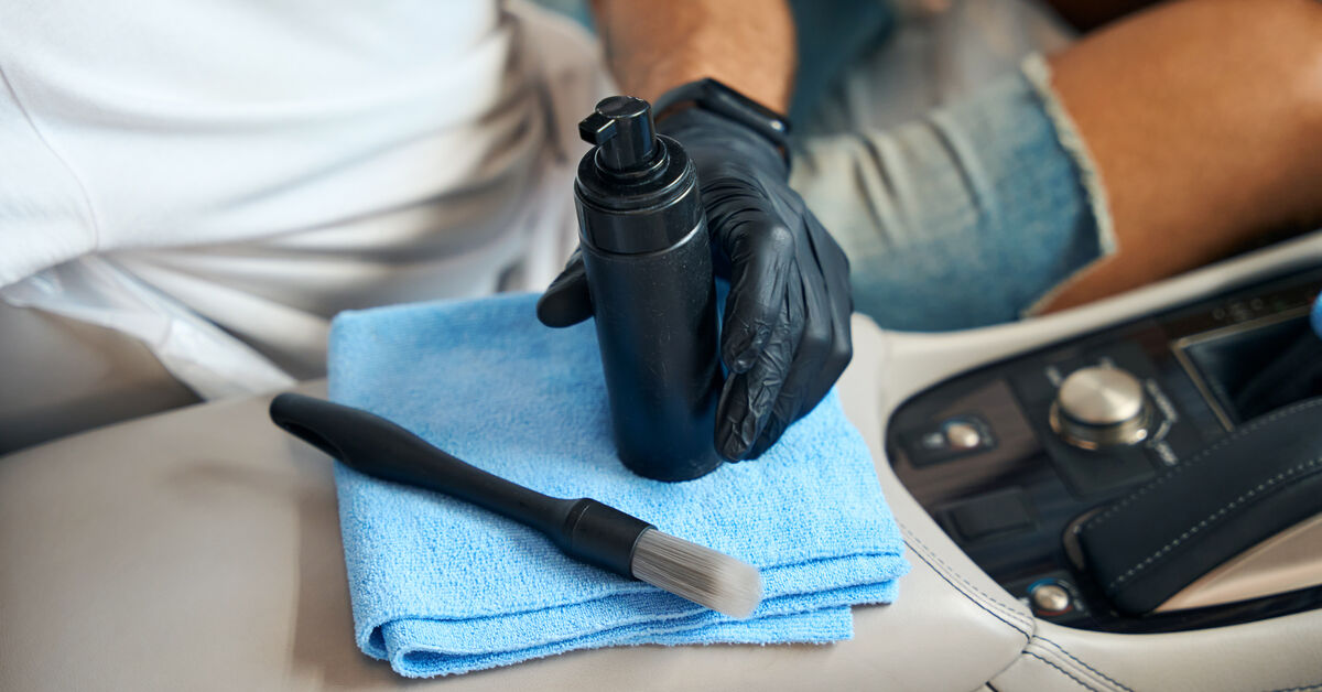 Leather care products for car seats