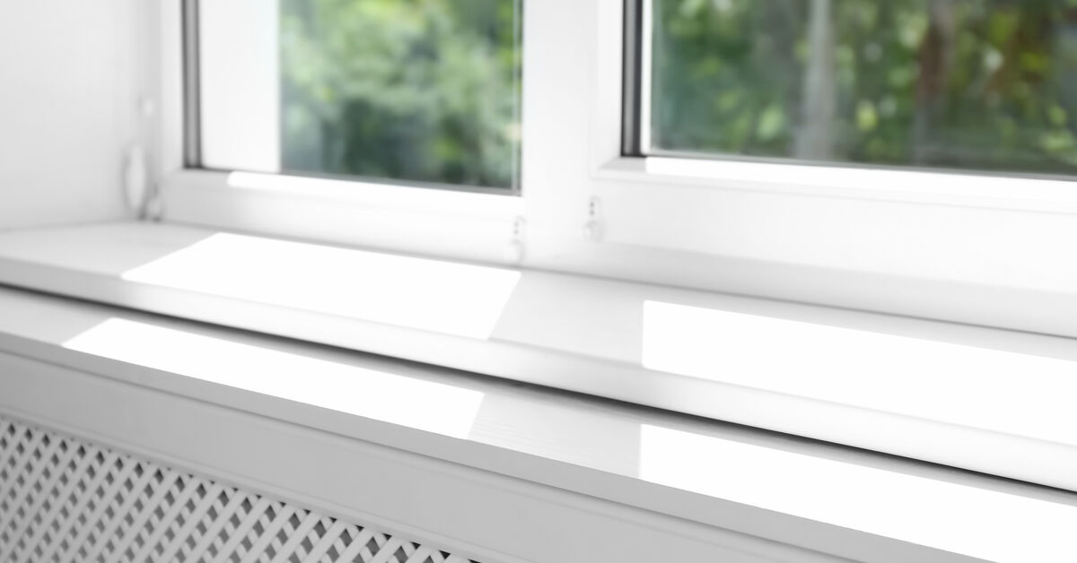 Fresh window area after regular cleaning
