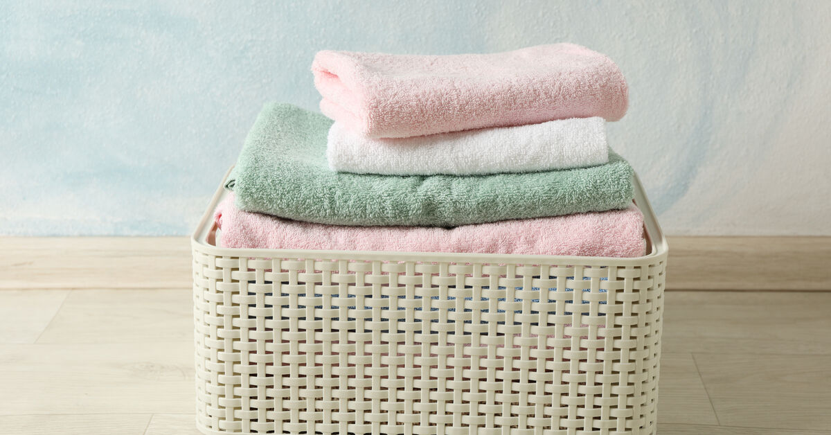 Clean towels ready for use